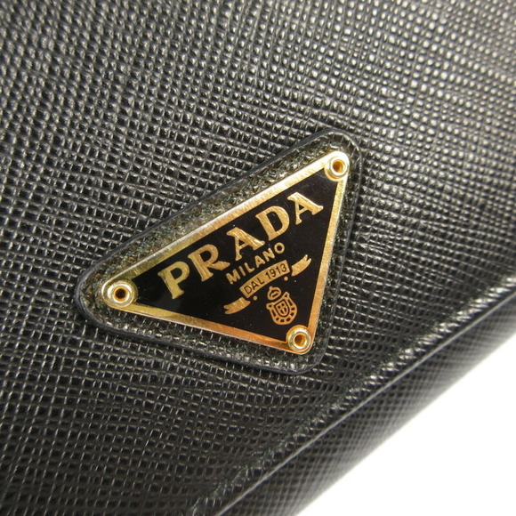 Prada Saffiano Triangle Long Wallet - Picture 7 of 13